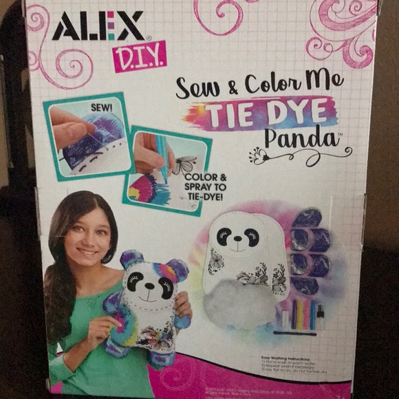 Alex DIY Sew & Color Tie Dye Panda - Picture 2 of 2